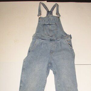 Defrost Denim Bib Overalls Women’s Light Blue Adjustable Straps Size Small